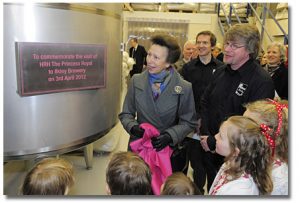 Princess Anne visits Ilkley Brewery