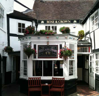 Rose & Crown pub in Ludlow